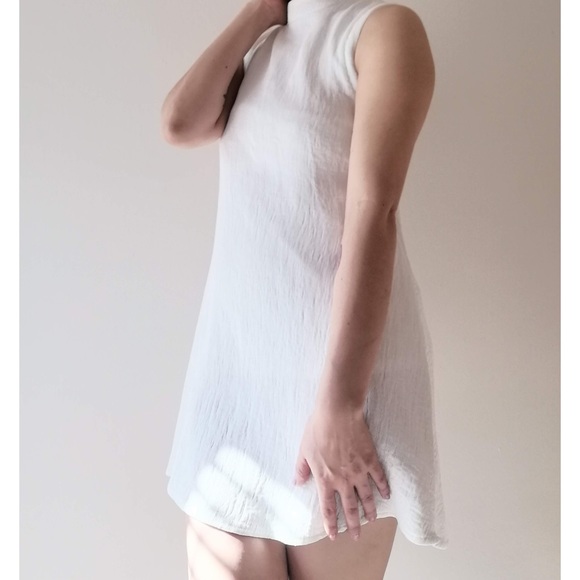 White Sheer Dress - Picture 2 of 5